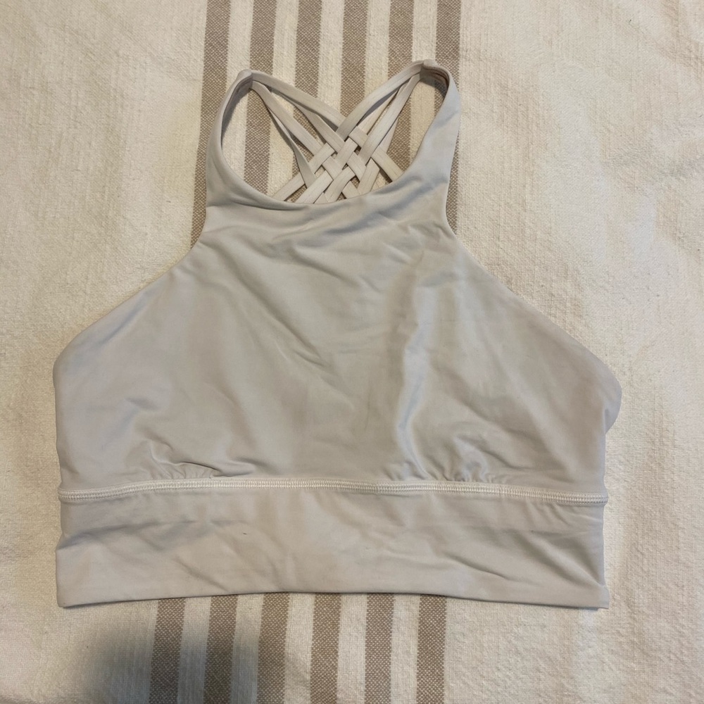 White lululemon bra